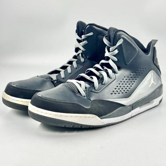 Nike Air Jordan SC-3 Men’s SIZE 17 Anthracite Black Cool Grey 629877-015 EX Cond - Picture 2 of 12
